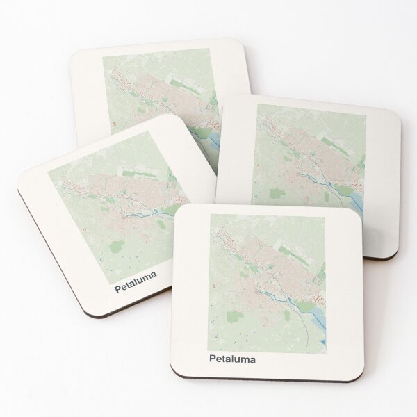 Item preview, Petaluma Minimalistic Map Art designed and sold by MapsNerd.