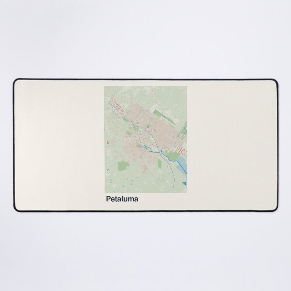 Item preview, Petaluma Minimalistic Map Art designed and sold by MapsNerd.