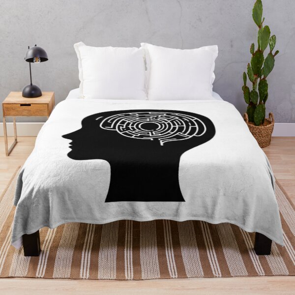 Item preview, Mind Maze Silhouette designed and sold by Wonderful Designs.