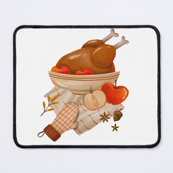 Item preview, Cozy Thanksgiving Roasted Turkey and Apple Still Life designed and sold by the-myro.