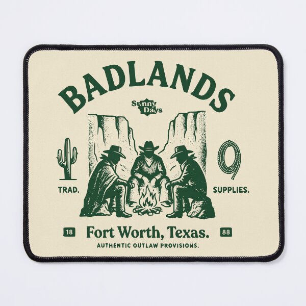 Item preview, Vintage Badlands Fort Worth Texas Cowboy designed and sold by Travelpeak.