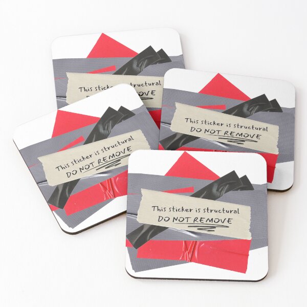 Item preview, This Sticker Is Structural. Do not remove. designed and sold by K-Dia.
