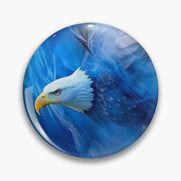 Item preview, Majestic Blue Eagle Spirit Art designed and sold by Noah-Gallery.