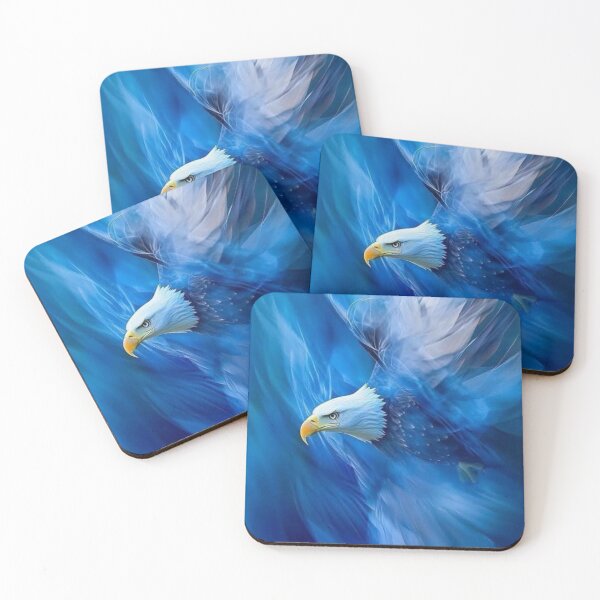 Item preview, Majestic Blue Eagle Spirit Art designed and sold by Noah-Gallery.