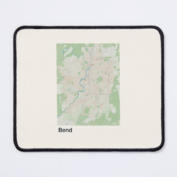Item preview, Bend Minimalistic Map Art designed and sold by MapsNerd.