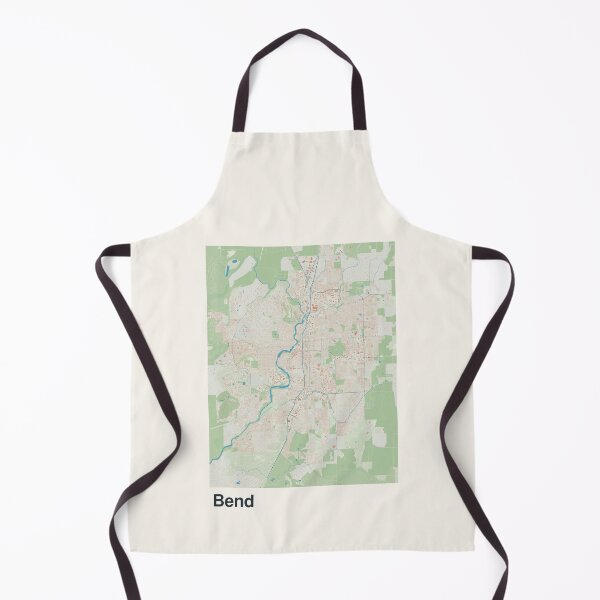 Item preview, Bend Minimalistic Map Art designed and sold by MapsNerd.