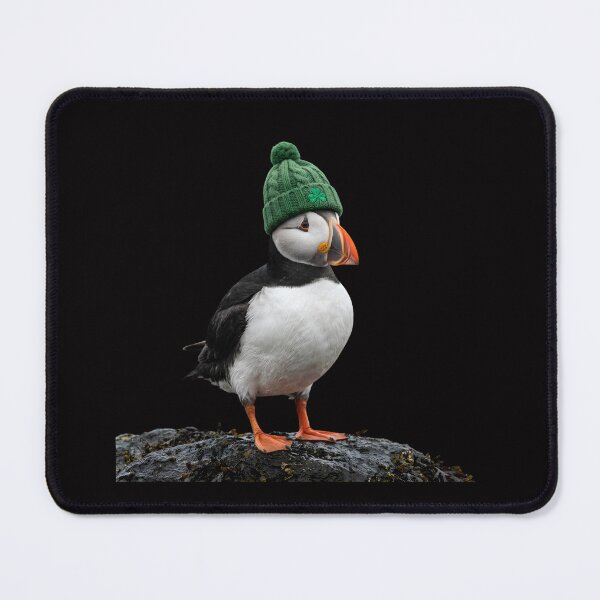Item preview, Hipster Puffin Wearing Beanie Bird Iceland Animal Vintage 90 designed and sold by w66aboo.