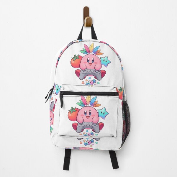 Item preview, Cute Gamer Kirby Playing Retro Console designed and sold by Alaric4you.