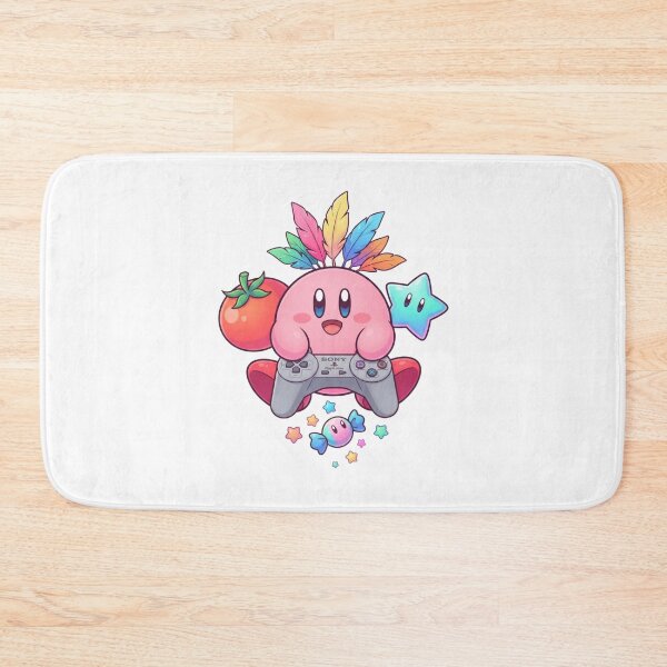 Item preview, Cute Gamer Kirby Playing Retro Console designed and sold by Alaric4you.