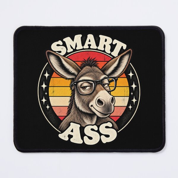 Item preview, Retro Smart Ass Donkey designed and sold by Gabriela Mihai.
