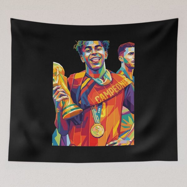 Item preview, Lamine yamal pop art designed and sold by Kindcorner.