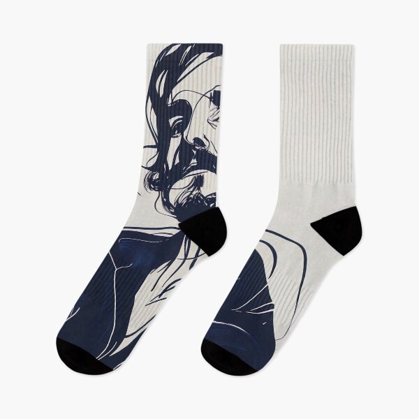 Item preview, Diego Velázquez, portrait - Blue Abstract Art designed and sold by shadow-bloom.