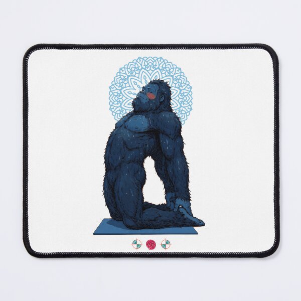 Item preview, Hot Yoga Camel Pose – Funny Sasquatch Backbend Design designed and sold by Whimsy Trail Co.