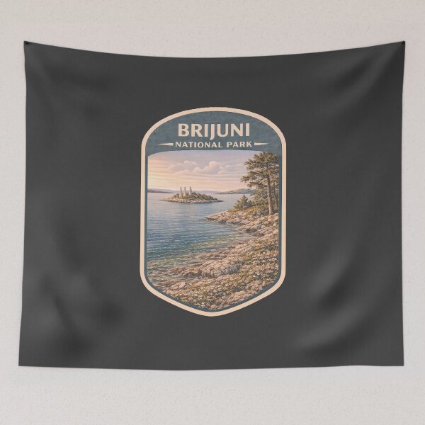 Item preview, Vintage Croatia National Parks Travel Collection: Brijuni designed and sold by PinUpPizzazz.