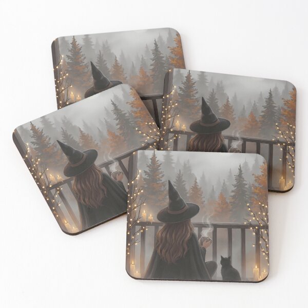 Item preview,  Witchy Coffee and Cat designed and sold by PurrfectHome.