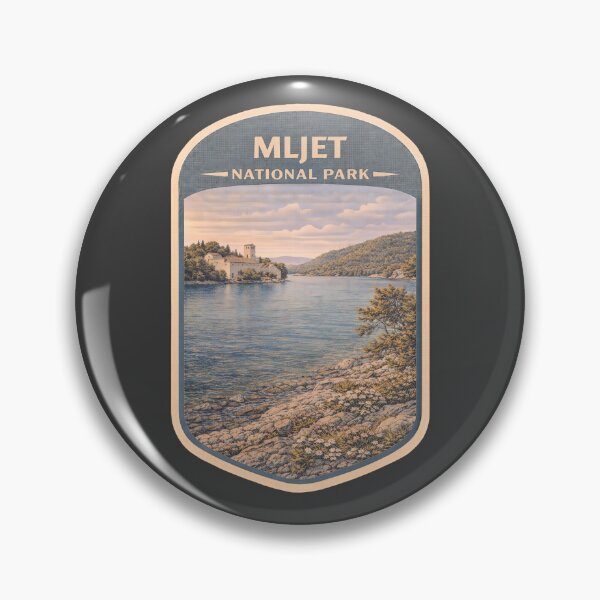 Item preview, Vintage Croatia National Parks Travel Collection: Mljet designed and sold by PinUpPizzazz.