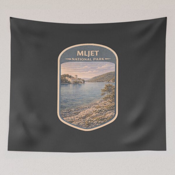 Item preview, Vintage Croatia National Parks Travel Collection: Mljet designed and sold by PinUpPizzazz.