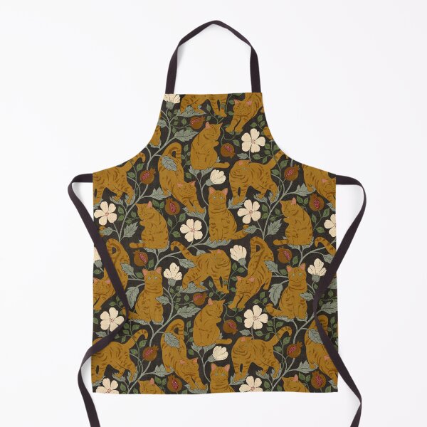 Item preview, Floral Ginger Cats designed and sold by Gaia Marfurt.