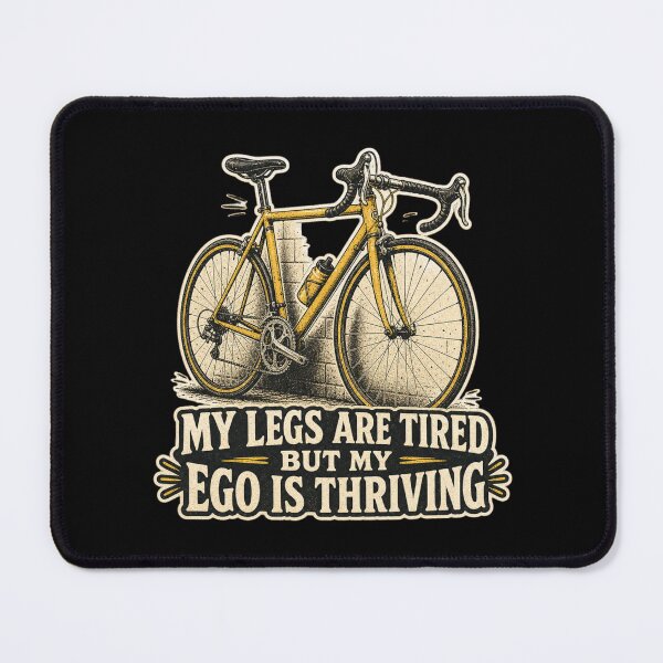 Item preview, My Legs Are Tired But My Ego Is Thriving Shirt, Funny Cyclist T-Shirt, Biking Humor Tee, Funny Cycling Gift Shirt, Vintage Bike Graphic designed and sold by TshirtsLabs.