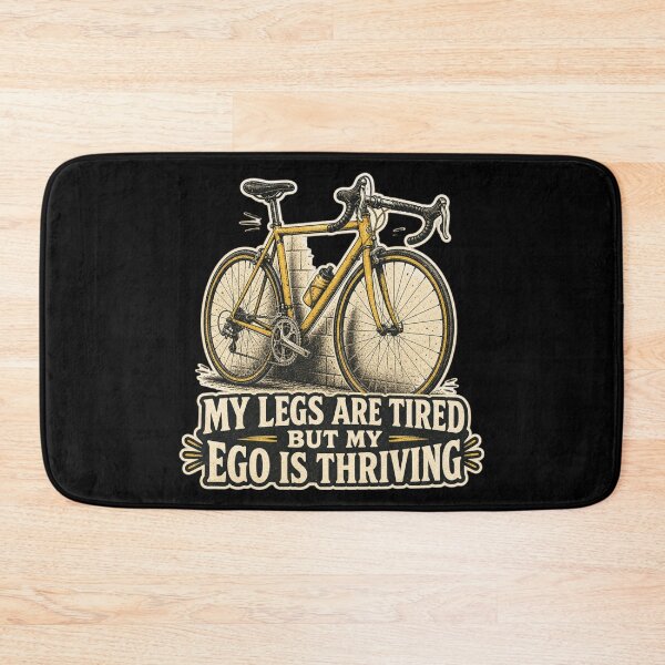 Item preview, My Legs Are Tired But My Ego Is Thriving Shirt, Funny Cyclist T-Shirt, Biking Humor Tee, Funny Cycling Gift Shirt, Vintage Bike Graphic designed and sold by TshirtsLabs.