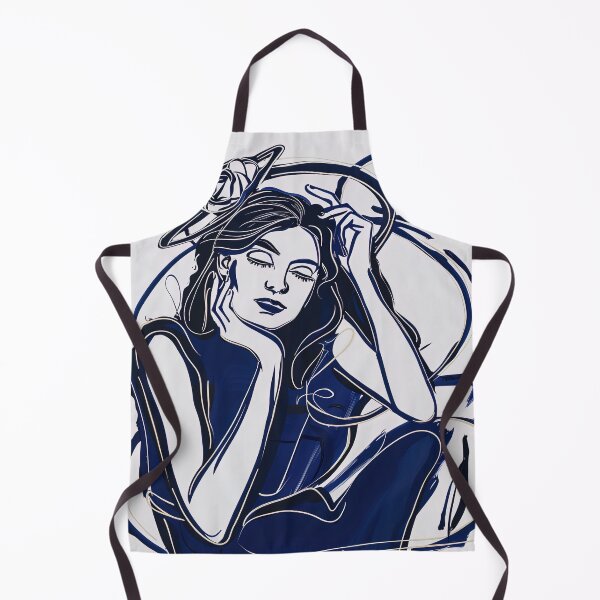 Item preview, Dione, Greek deity - Blue Abstract Art designed and sold by shadow-bloom.