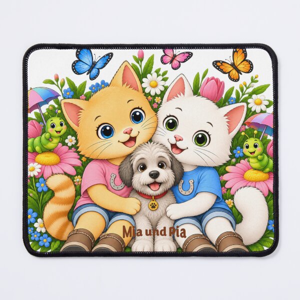 Item preview, From the book series "Mia and Pia - Coloring Fun Meets Cat Knowledge - Adventures to Color, Learn and Marvel At". designed and sold by WasserSonneWind.