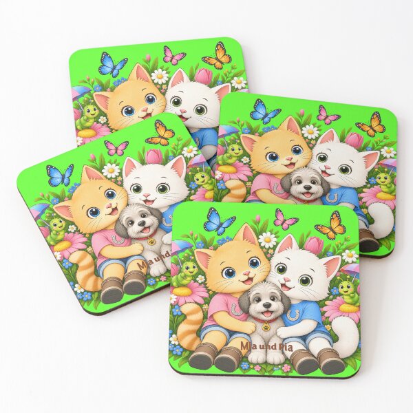 Item preview, From the book series "Mia and Pia - Coloring Fun Meets Cat Knowledge - Adventures to Color, Learn and Marvel At". designed and sold by WasserSonneWind.