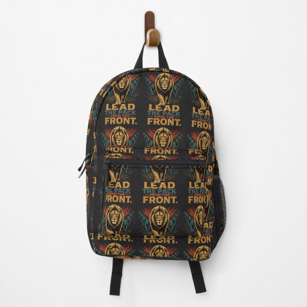 Item preview, Lead The Pack From The Front Motivational Lion Leadership Design designed and sold by Bennie Singh.