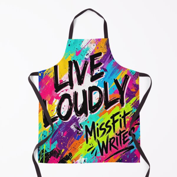 Item preview, Live Loudly – Bright Graffiti Art designed and sold by missfit-writes.