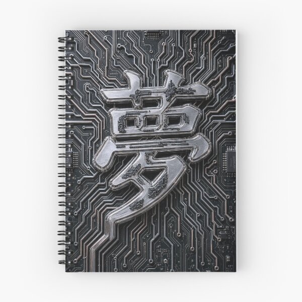 Item preview, YUME Dream‑Core PCB — Cyber Circuit Emblem designed and sold by dragon580 // Waaa… the killer shark ran away.