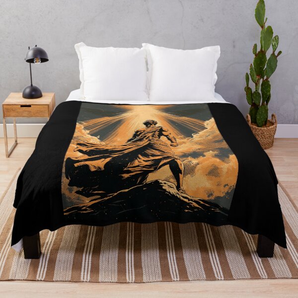 Item preview, Biblical Figure Under Divine Light – Vintage Christian Faith Art designed and sold by D-Oles-Mercher.