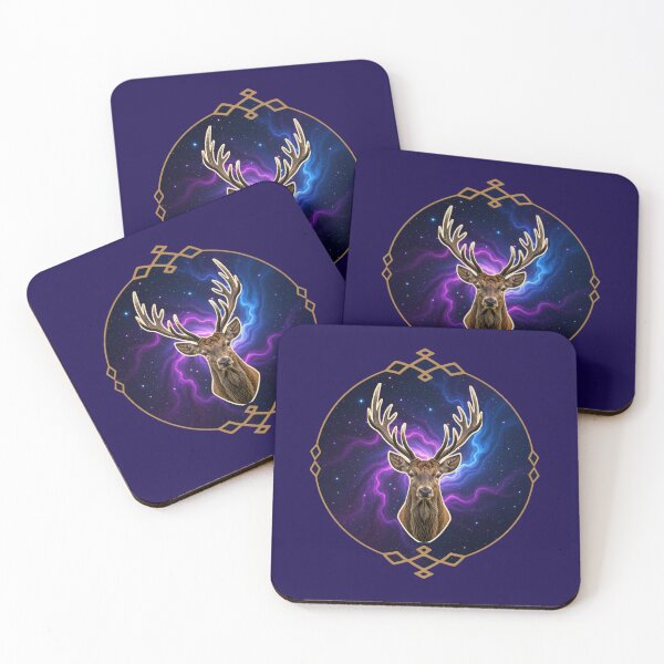 Item preview, Mystical Celestial Deer Sacred Geometry designed and sold by VersaStyles.