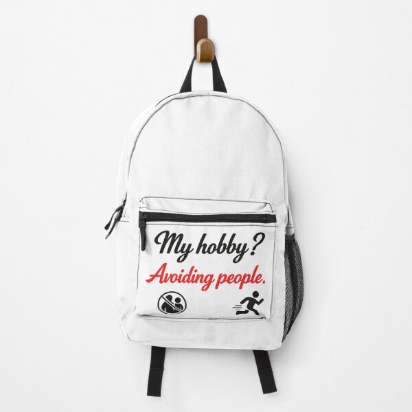 Item preview, My Hobby Is Avoiding People Funny Introvert Quote designed and sold by MarselArt.