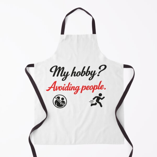 Item preview, My Hobby Is Avoiding People Funny Introvert Quote designed and sold by MarselArt.