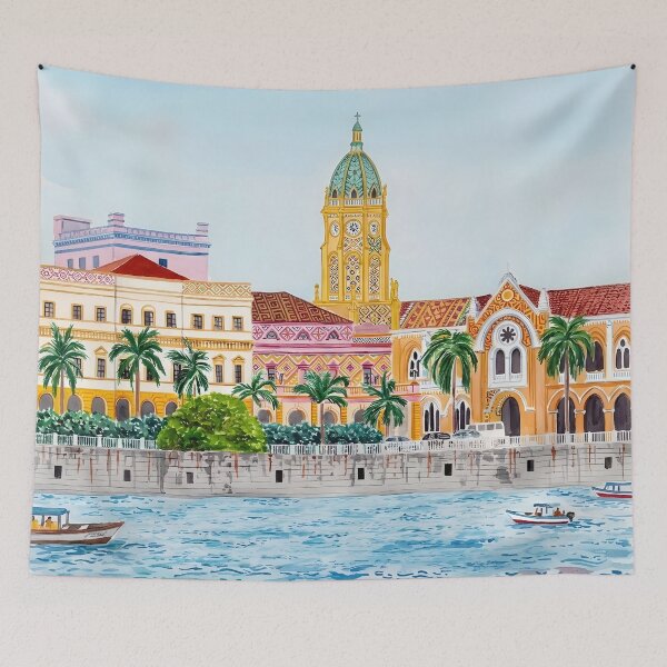 Item preview, Casco Viejo Panama City Travel Poster – Panama designed and sold by POSTERIOCREW.
