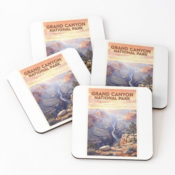 Item preview, Grand Canyon National Park Arizona Vintage Watercolor Travel designed and sold by Teelogic.