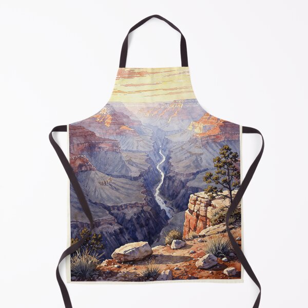 Item preview, Grand Canyon National Park Arizona Vintage Watercolor Travel designed and sold by Teelogic.