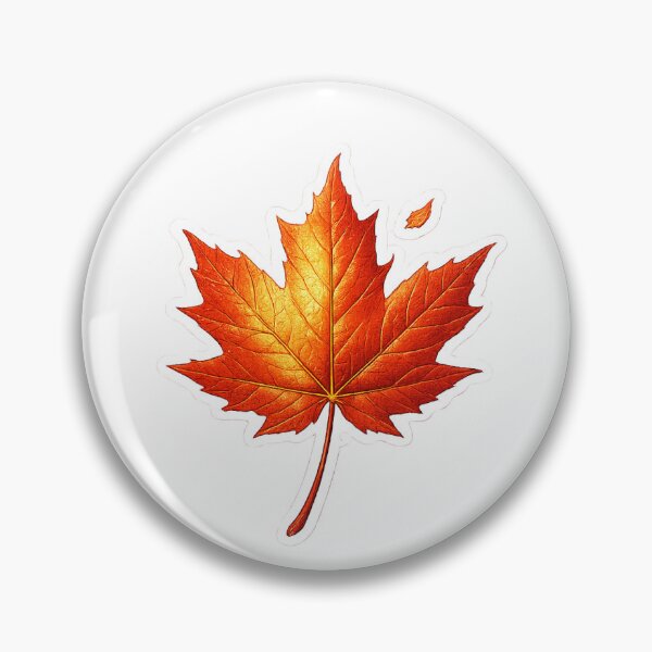 Item preview, Red Maple Leaf Sticker | Minimal Autumn Nature Aesthetic | Fall Botanical Art designed and sold by PawsAndpetalstudio.
