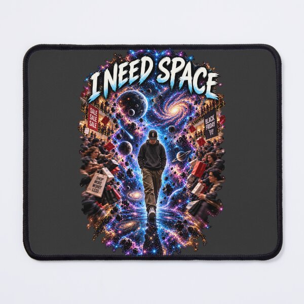 Item preview, I Need Space – Cosmic Personal Space Humor designed and sold by KissMy6 Industries.