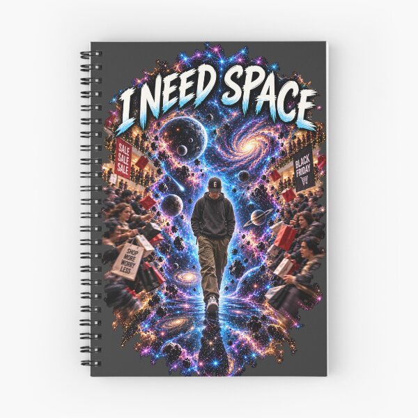 Item preview, I Need Space – Cosmic Personal Space Humor designed and sold by KissMy6 Industries.