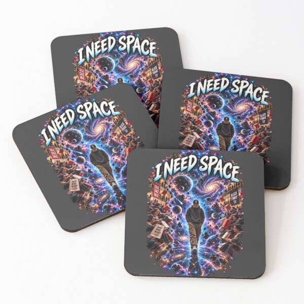 Item preview, I Need Space – Cosmic Personal Space Humor designed and sold by KissMy6 Industries.