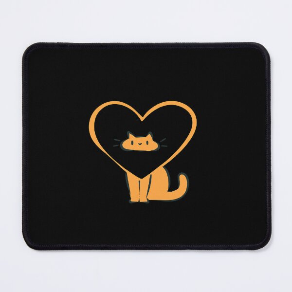 Item preview, Cat Heart Outline designed and sold by loosequee.