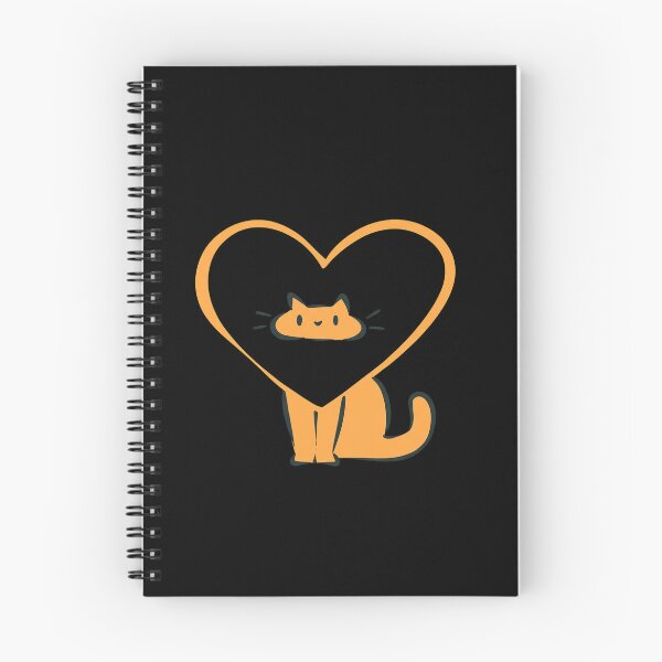Item preview, Cat Heart Outline designed and sold by loosequee.