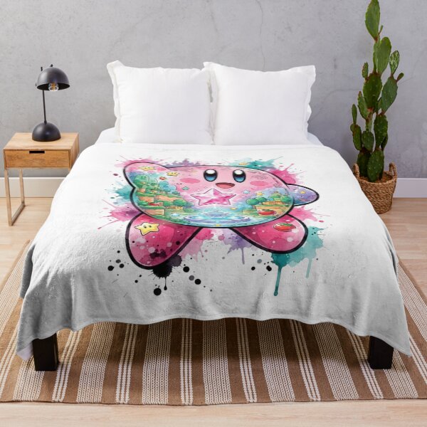 Item preview, Magical Kirby Dream Land Watercolor Splash Art designed and sold by Alaric4you.