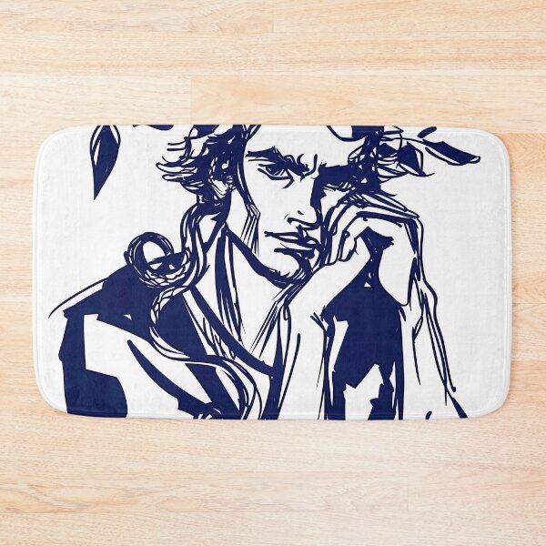 Item preview, Dionysus, Greek deity - Blue Abstract Art designed and sold by shadow-bloom.
