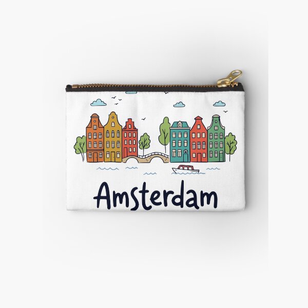 Item preview, Amsterdam Cityscape Doodle Art designed and sold by Travelpeak.