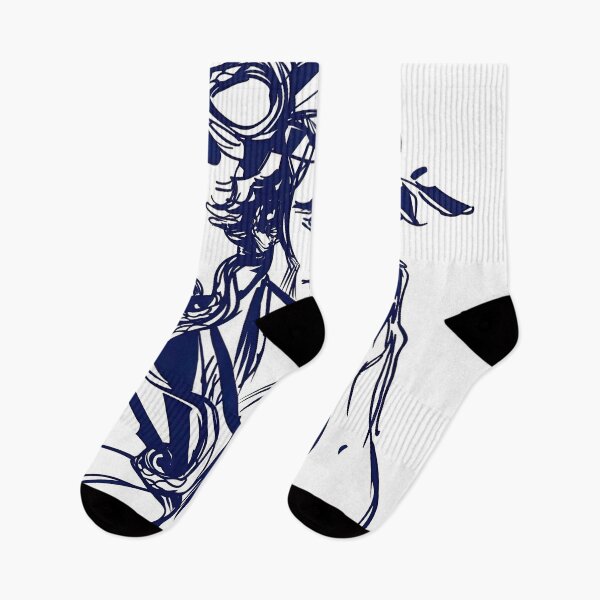 Item preview, Dionysus, Greek deity - Blue Abstract Art designed and sold by shadow-bloom.
