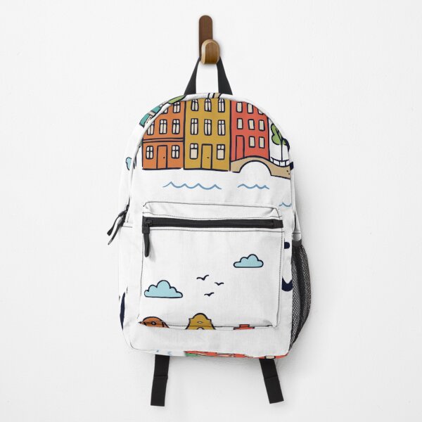 Item preview, Amsterdam Cityscape Doodle Art designed and sold by Travelpeak.