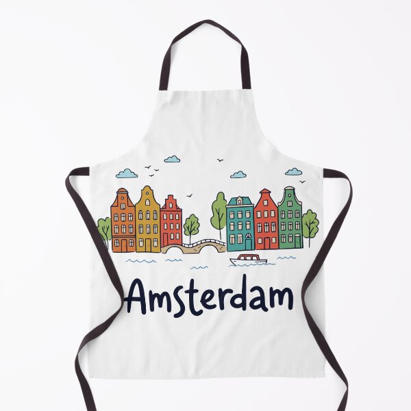 Item preview, Amsterdam Cityscape Doodle Art designed and sold by Travelpeak.