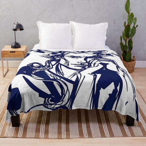 Item preview, Dionysus, Greek deity - Blue Abstract Art designed and sold by shadow-bloom.